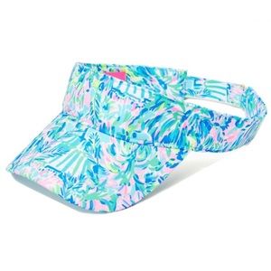 Lilly Pulitzer visor hat blue it’s a match blue NWOT